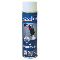 COLOR LINE CL 20-900 PISTOL MARKER - pour marquages chantier avec 'ancien' pistolet - BLANC - 500 ml